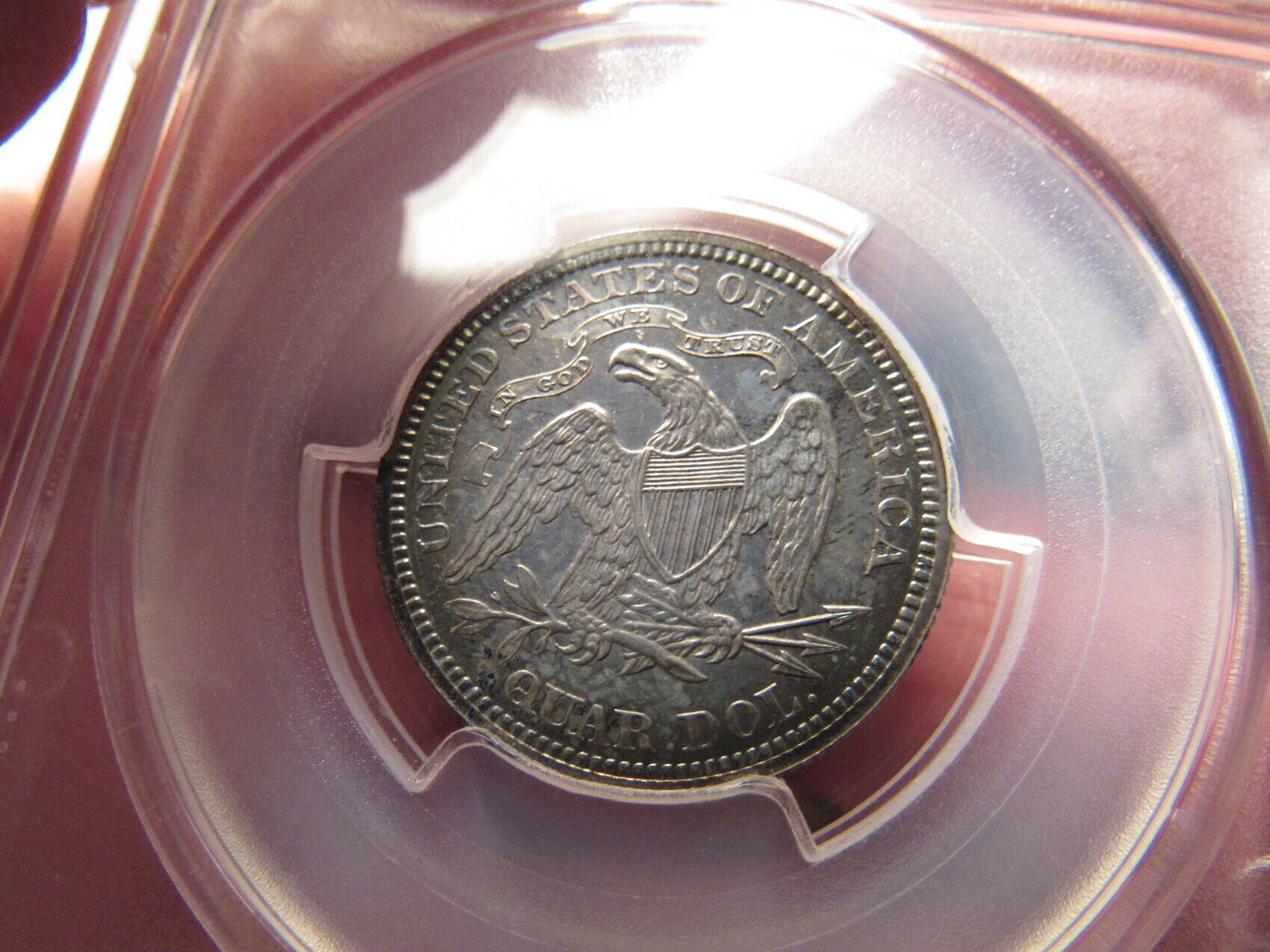 1867-PCGS-Proof-63-Seated-Liberty-Quarter