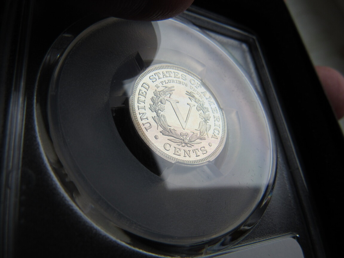 1905-PCGS-PF-67+-V-Nickel-CAC-Ex:-Hansen