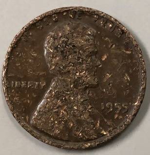 1955-Lincoln-Cent-Don't-Know-If-It's-An-Error-Coin-And-Anyone-Tell-Me