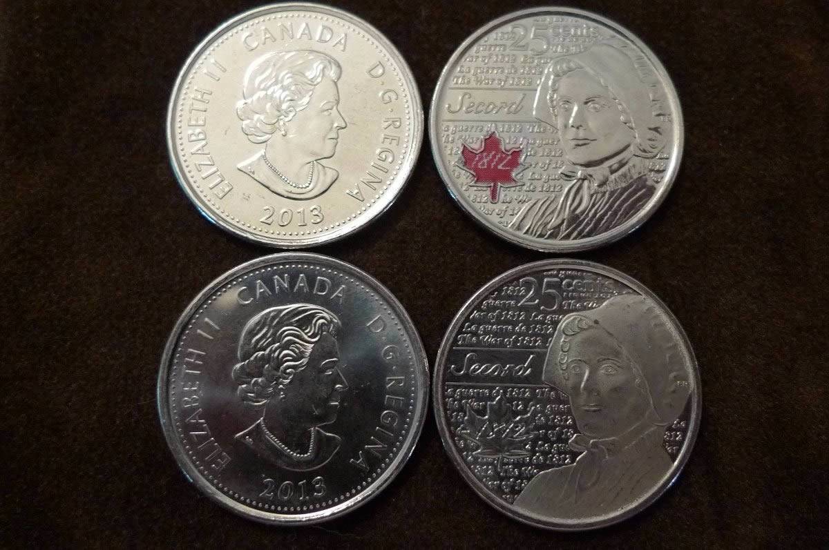 2013-Laura-Secord-Quarter---Obverse-Error?