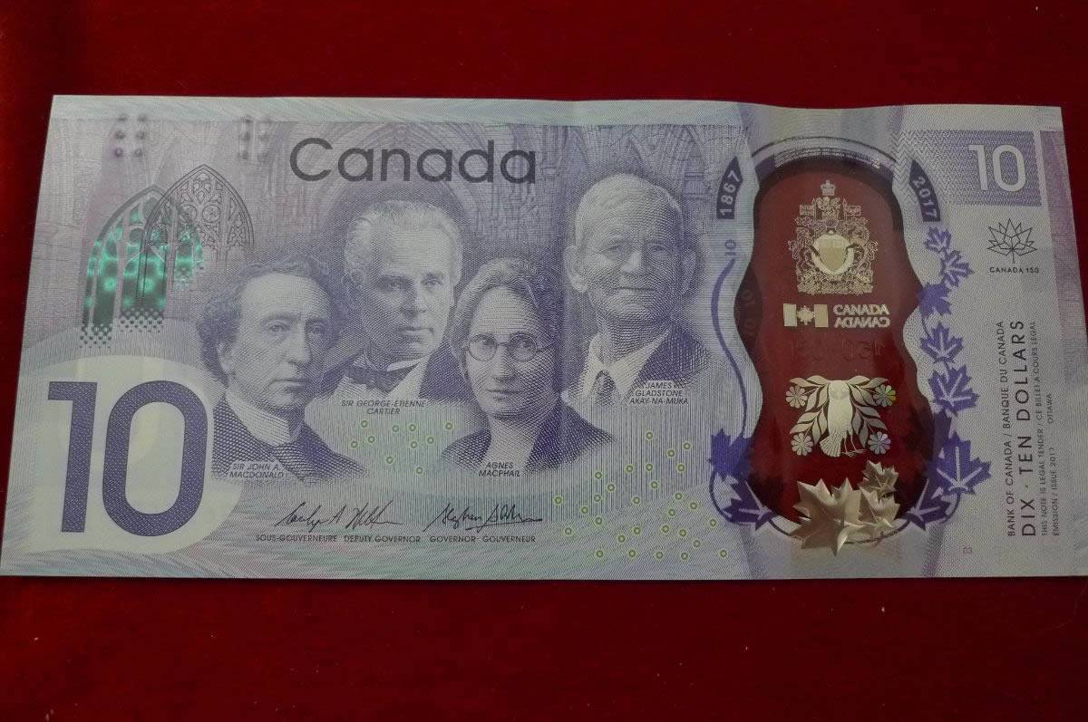 New-Ten-Dollar-Canadian-Bill-Celebrating-Canada's-150th-1867---2017