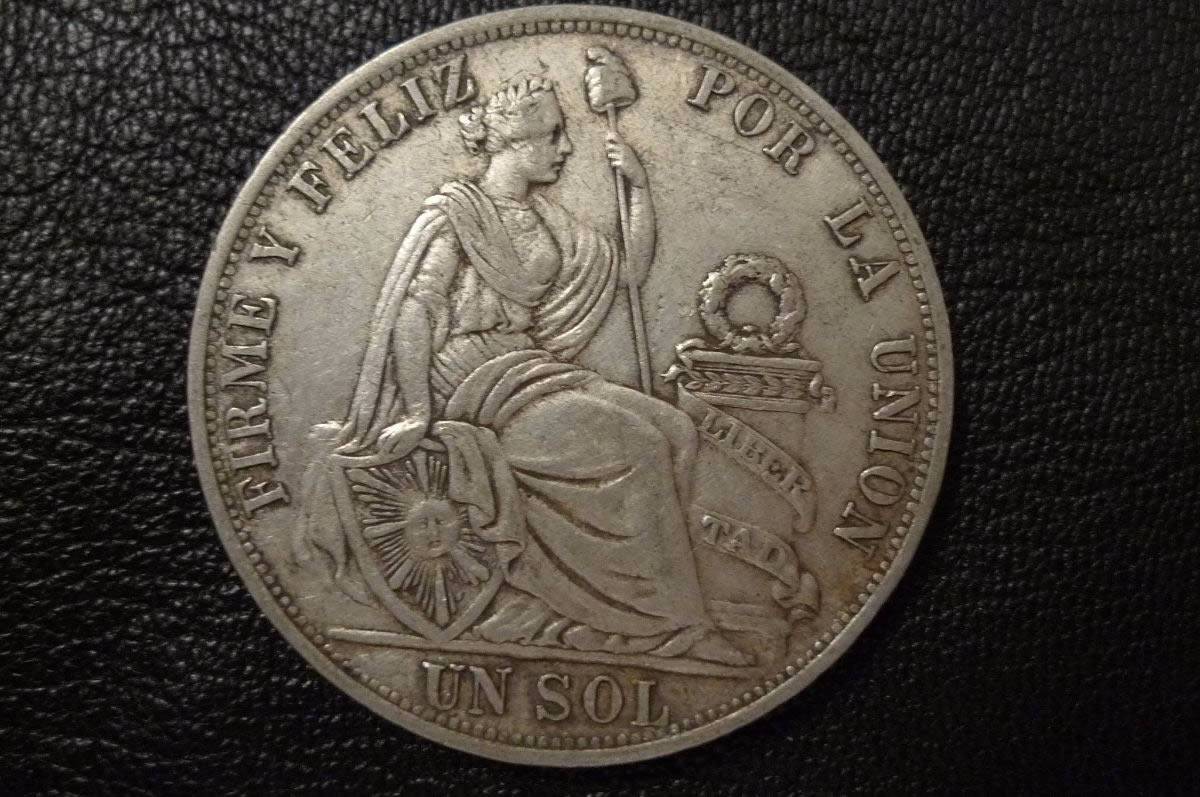 1891-Rep�blica-Peruana,-Un-Sol-.,-Lima-T.f.