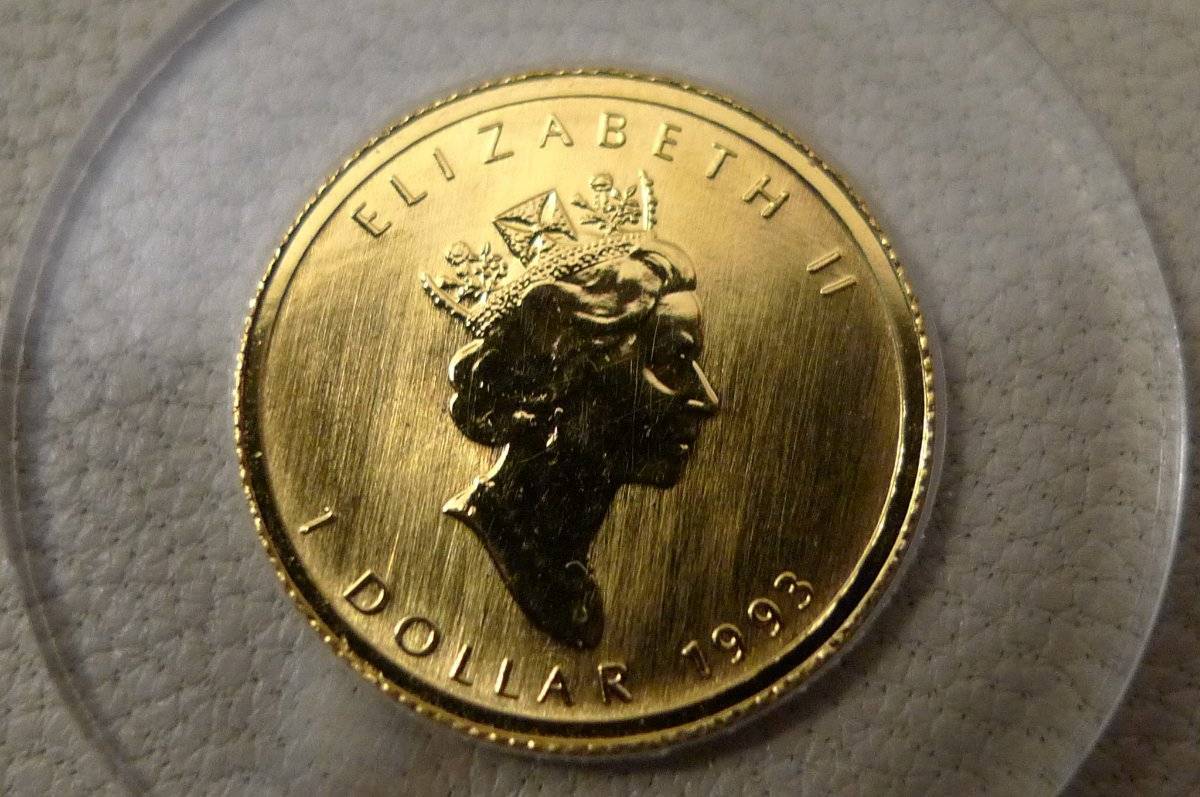 1994-$1-Gold-Maple-Leaf-1/20-Oz