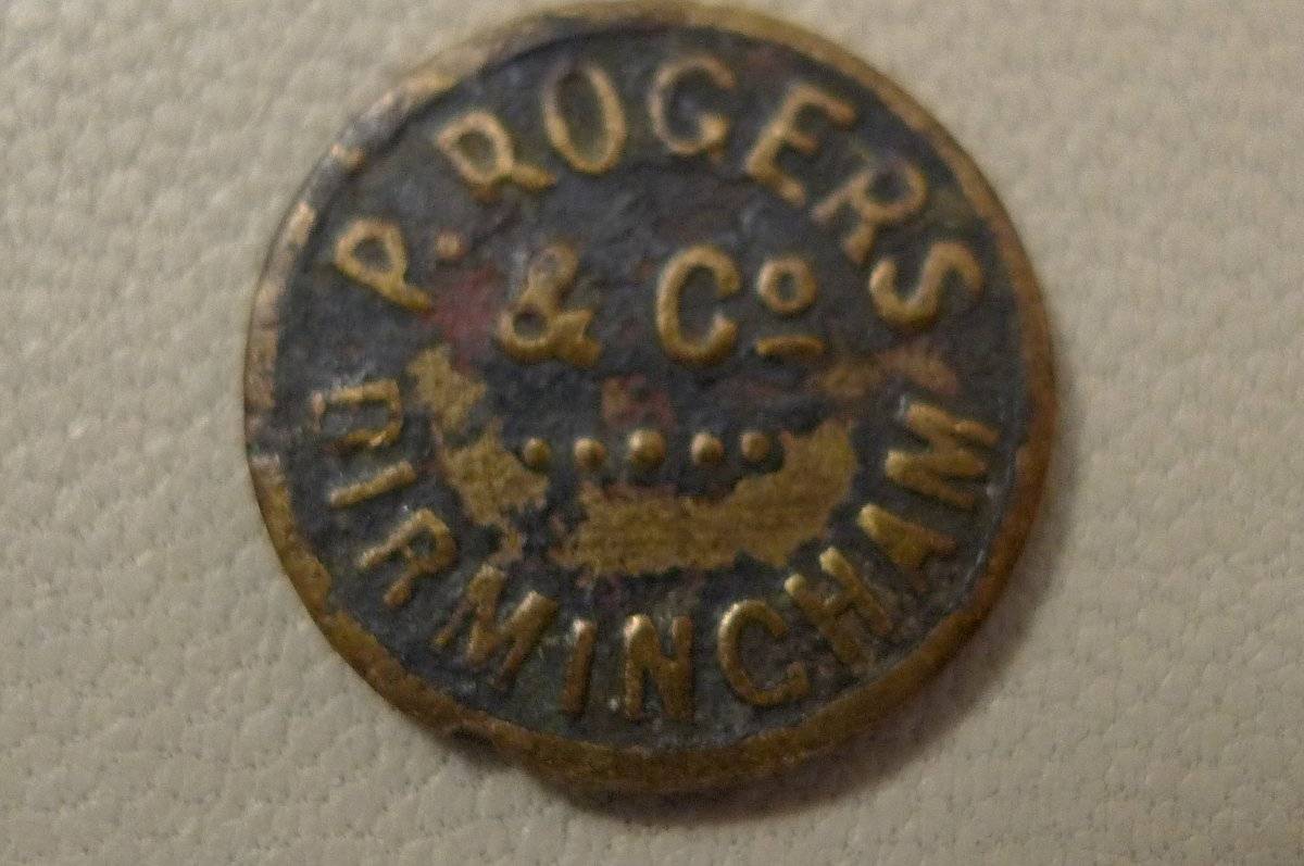 Birmingham-P-Rogers-&-CO--Vintage-Coin-Weight-Token!