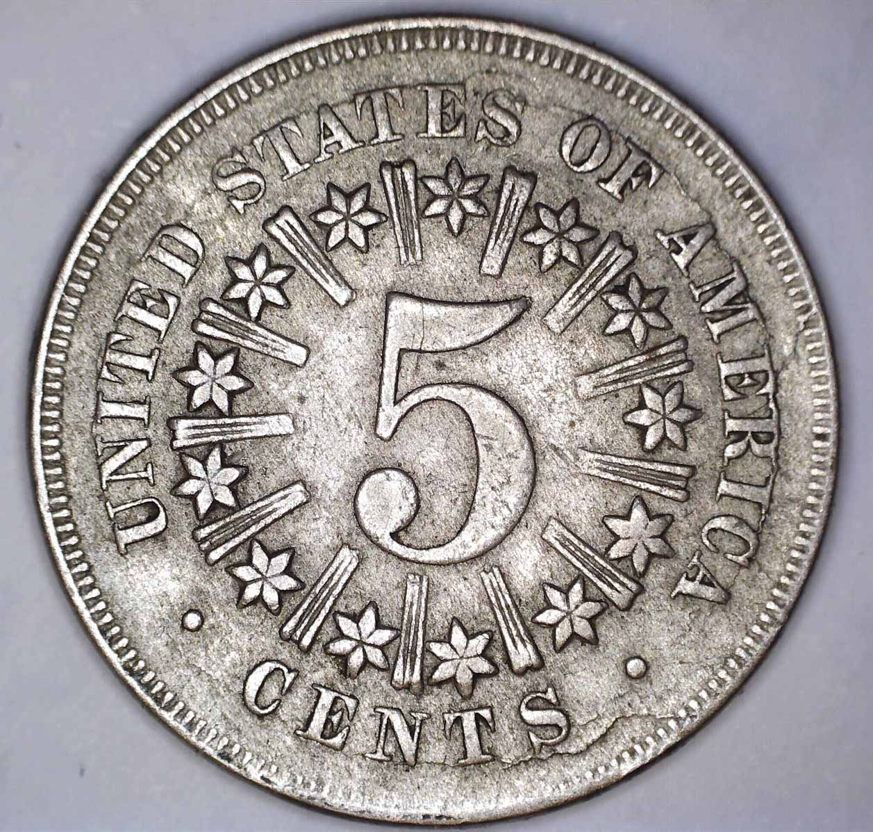 1866-Nickel-Minting-Error?