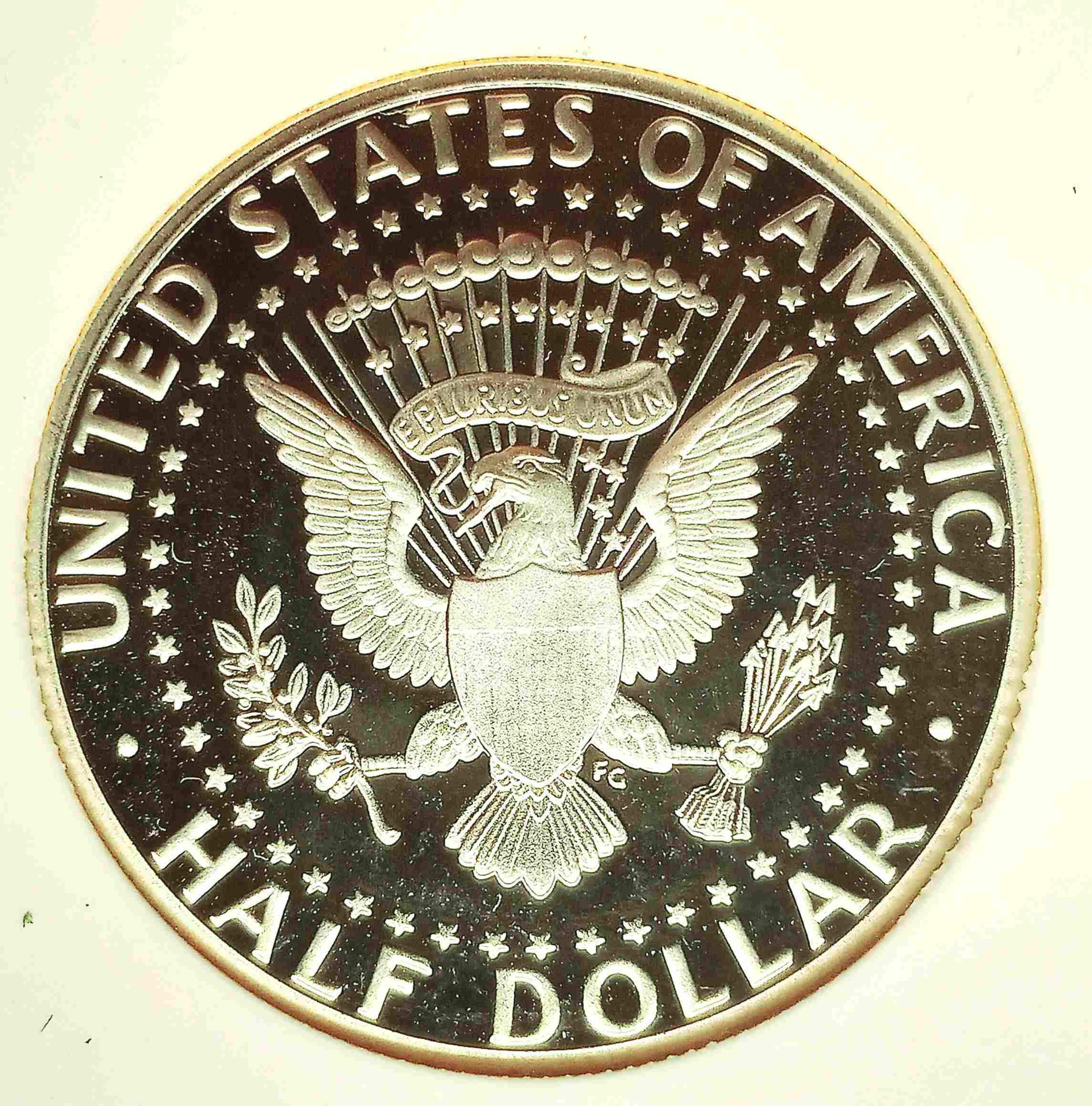 1996-S-Proof-Kennedy-Half-Dollar-W/Errors