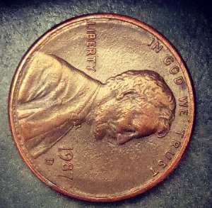 1987-D-Penny.-Offcenter-And-Obverse-Die-Clash-Need-Oppinon