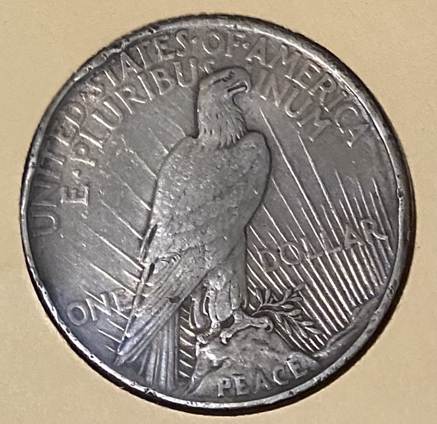 1922-Peace-Dollar-For-Grading