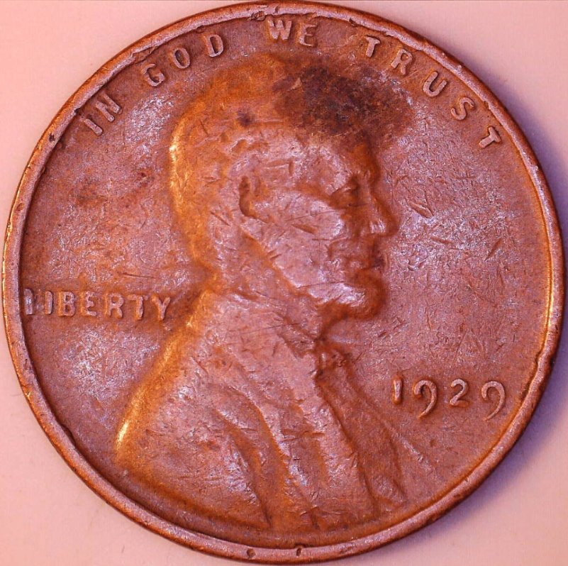 1929-P-Lincoln-Memorial-Cent-With-Retained-Laminations.
