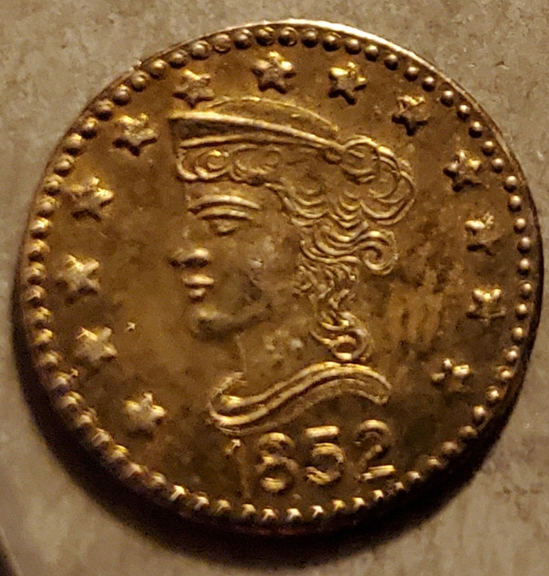 1852-California-1/2-Coin