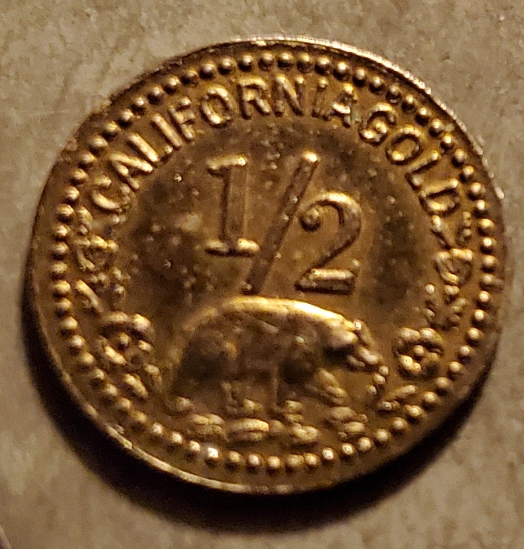1852-California-1/2-Coin