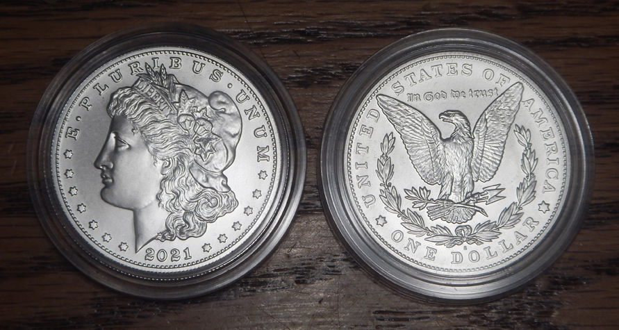 2021-Peace-And-Morgan-Dollars!