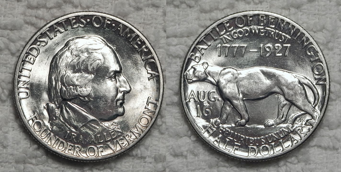 1927-Battle-Of-Bennington-Vermont-Half-Dollar