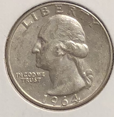 Dye-Clash-Or-Dye-Crack-1964-D-Washington-Quarter-Eagles-Neck