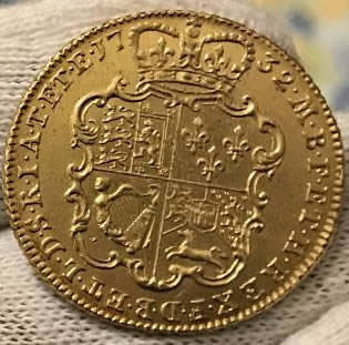 Here-Is-My-Latest-Acquisition,-A-1732-Guinea.