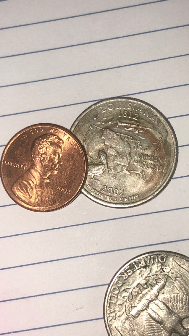 2002-D-Louisiana-Quarter--Error/Mated-Coins?-Planchet?-Nothing?-Idk