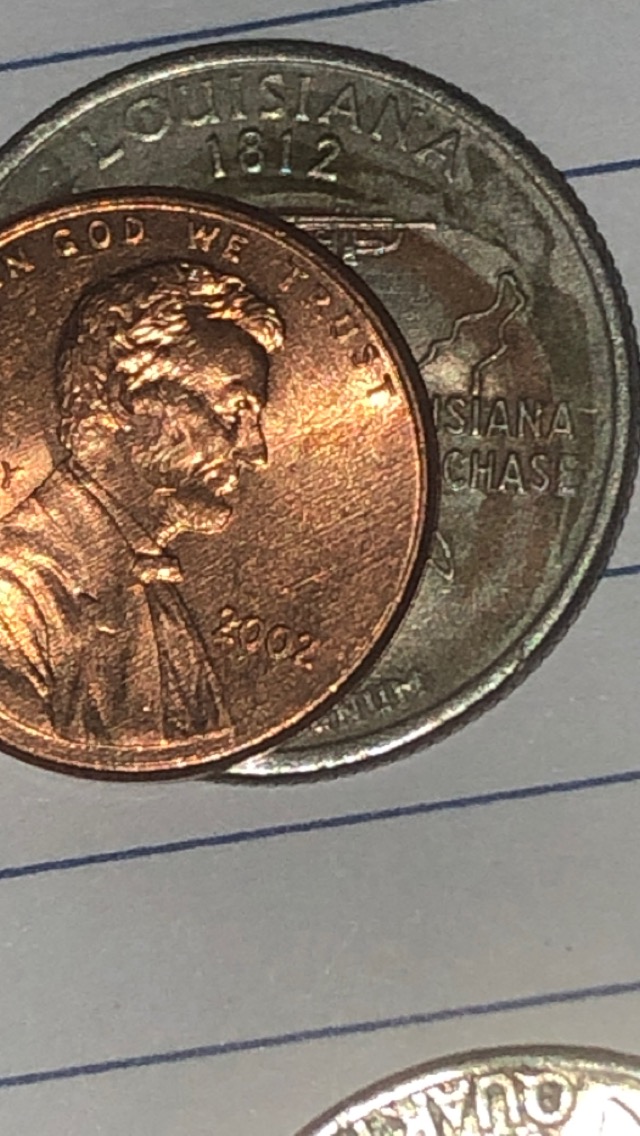 2002-D-Louisiana-Quarter--Error/Mated-Coins?-Planchet?-Nothing?-Idk