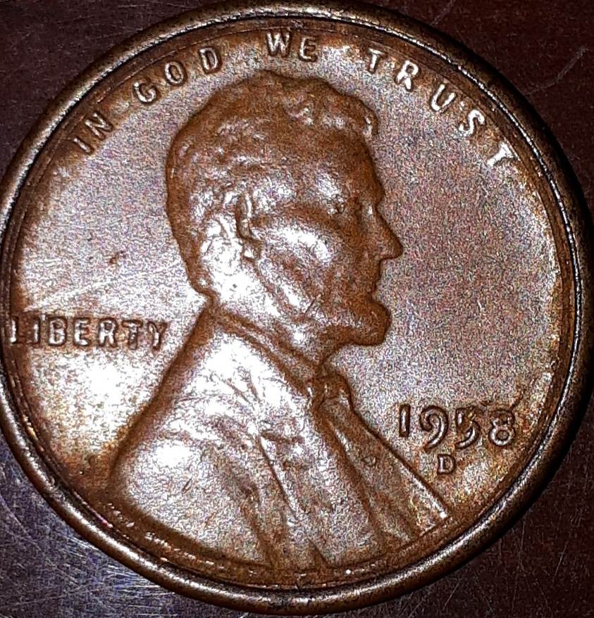 1-Cent-1958-D-Border-Stripped