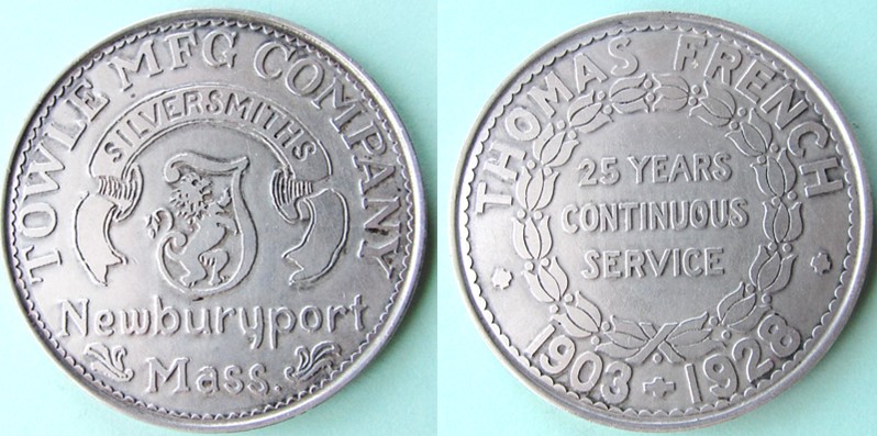 Thomas-French-/-Towle-Mfg-Company-1928-Silver-Medal