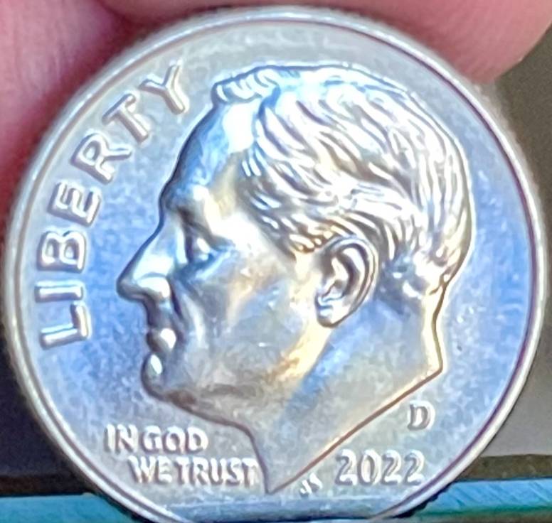Brand-New-2022-D-Dime-Shiny-On-One-Side-.