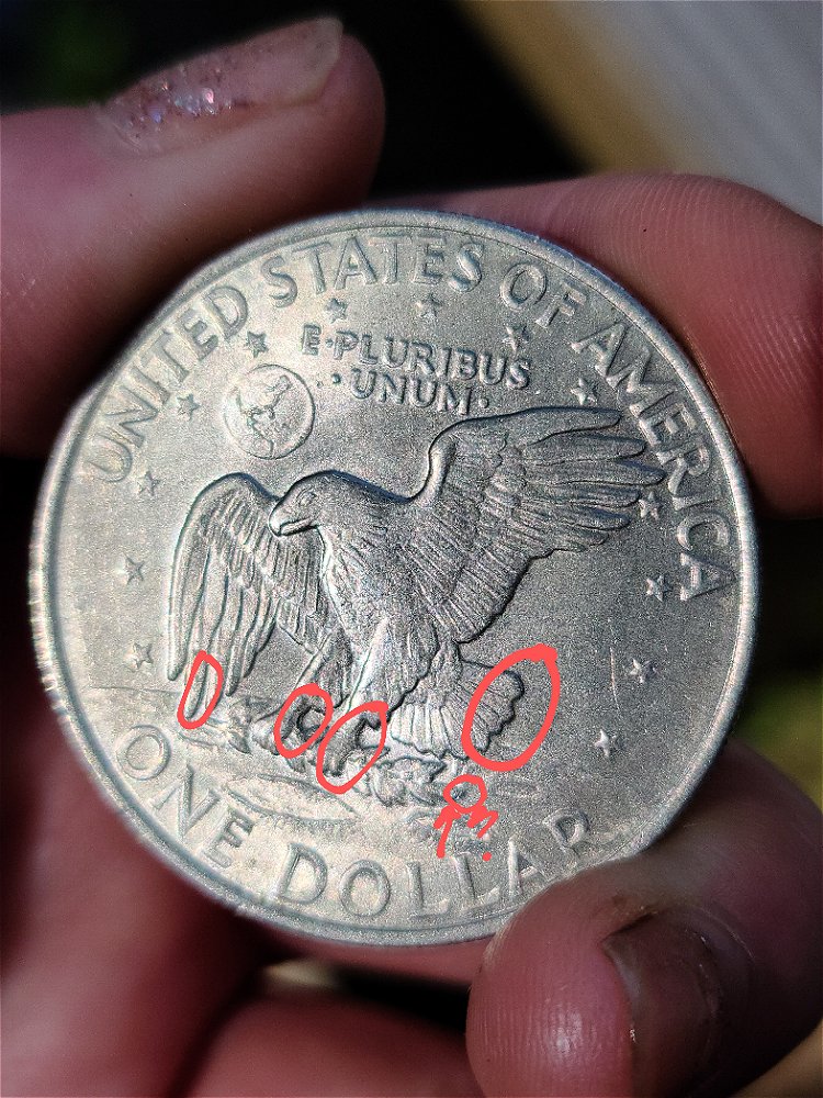 1971-D-Eisenhower-Dollar-Coin-DDR-Or-Nice-M/D?