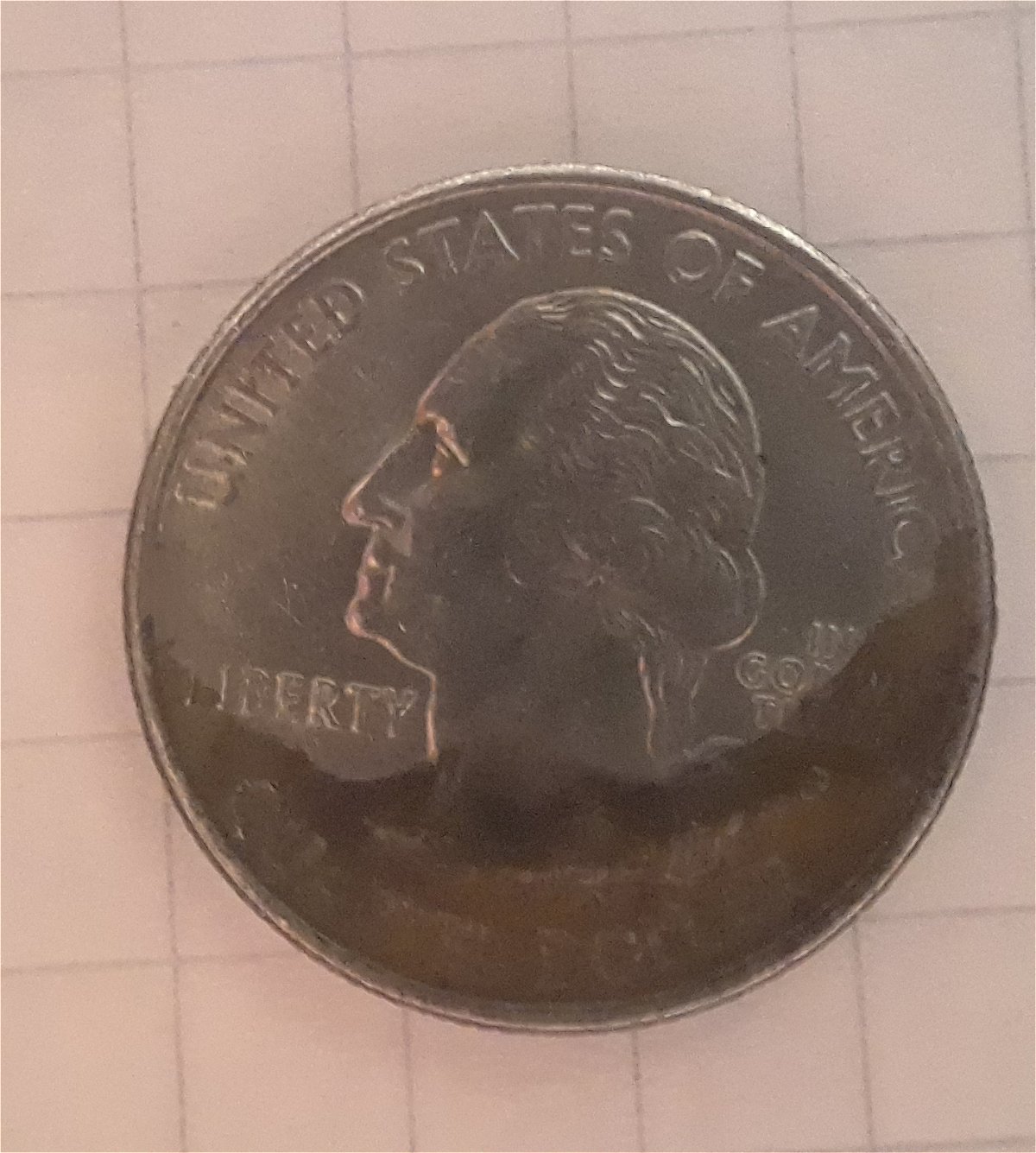 2000-Quarter-With-Bloched-Obverse-And-Reverse
