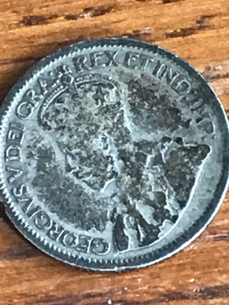 King-George-V-10-Cent-Coin
