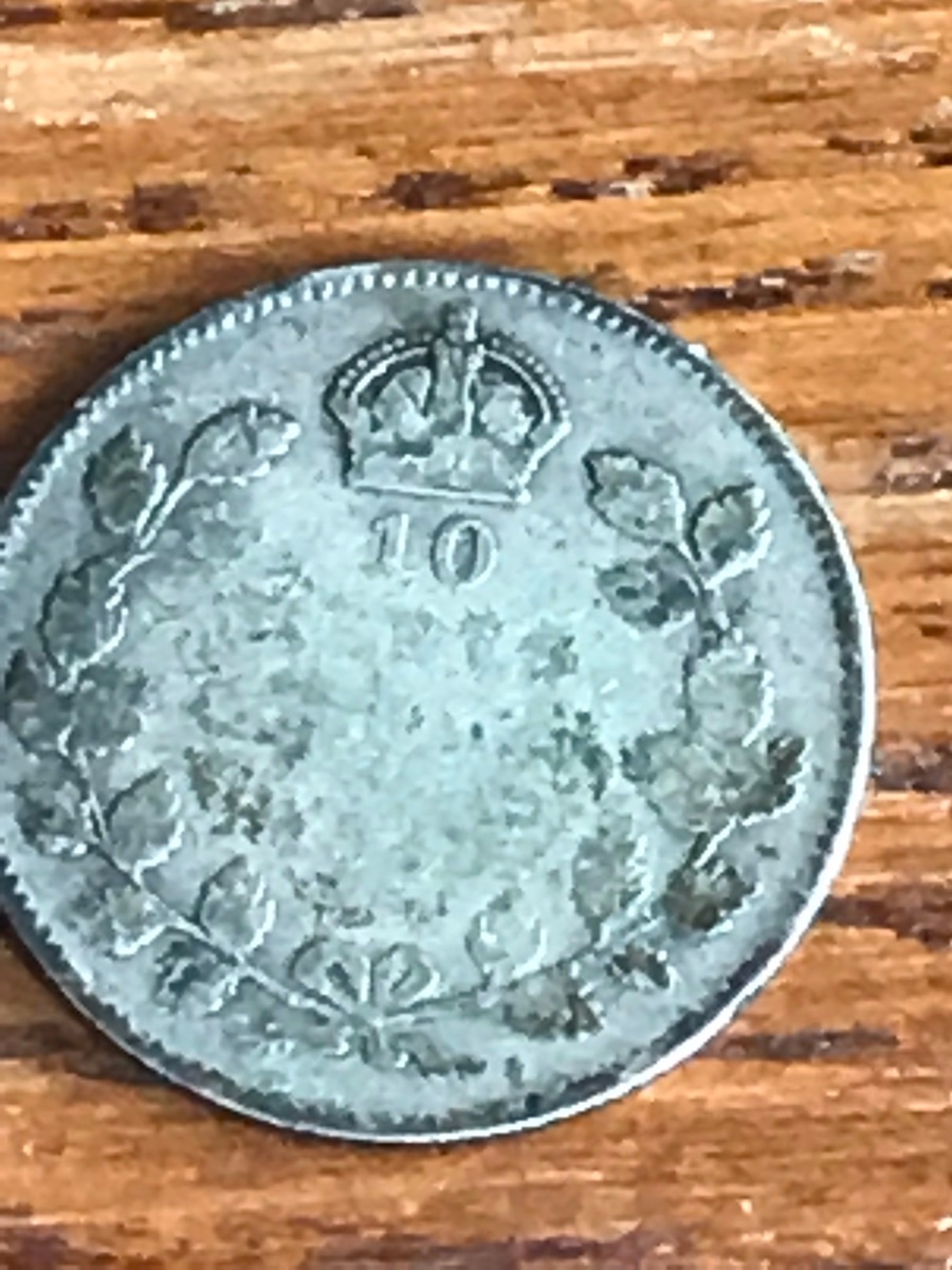 King-George-V-10-Cent-Coin