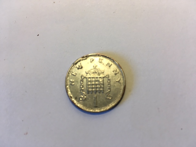 UK-Penny-1976-With-Nickel-On-One-Side