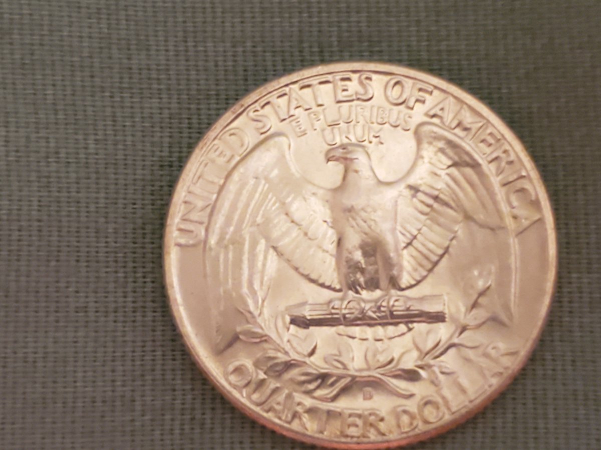 Beautiful-1964-D-Quarter.-Do-Any-Of-You-See-Any-Doubling-On-The-Letter?