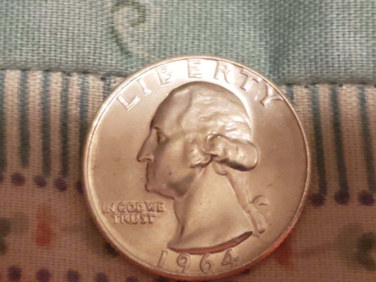 Beautiful-1964-D-Quarter.-Do-Any-Of-You-See-Any-Doubling-On-The-Letter?