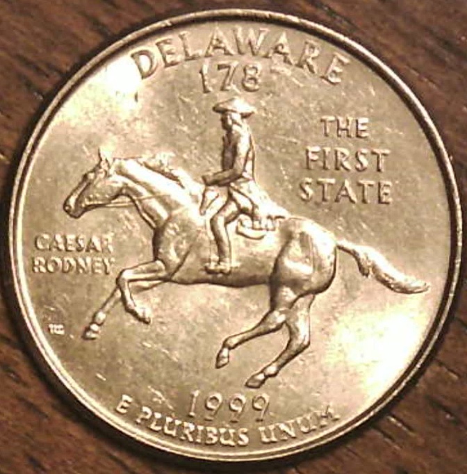 1999-P-Delaware-State-Quarter-Barely-Visible-7-On-The-Reverse-Date
