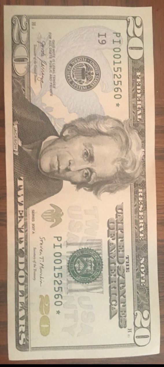 Rare-2017-A--$20-Star-Note-Single-Run-Of-32,000