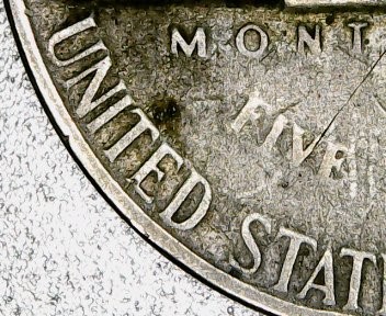 1945-P-Silver-Nickel-,-Am-I-Imagining-Another-Image-On-This-Coin.