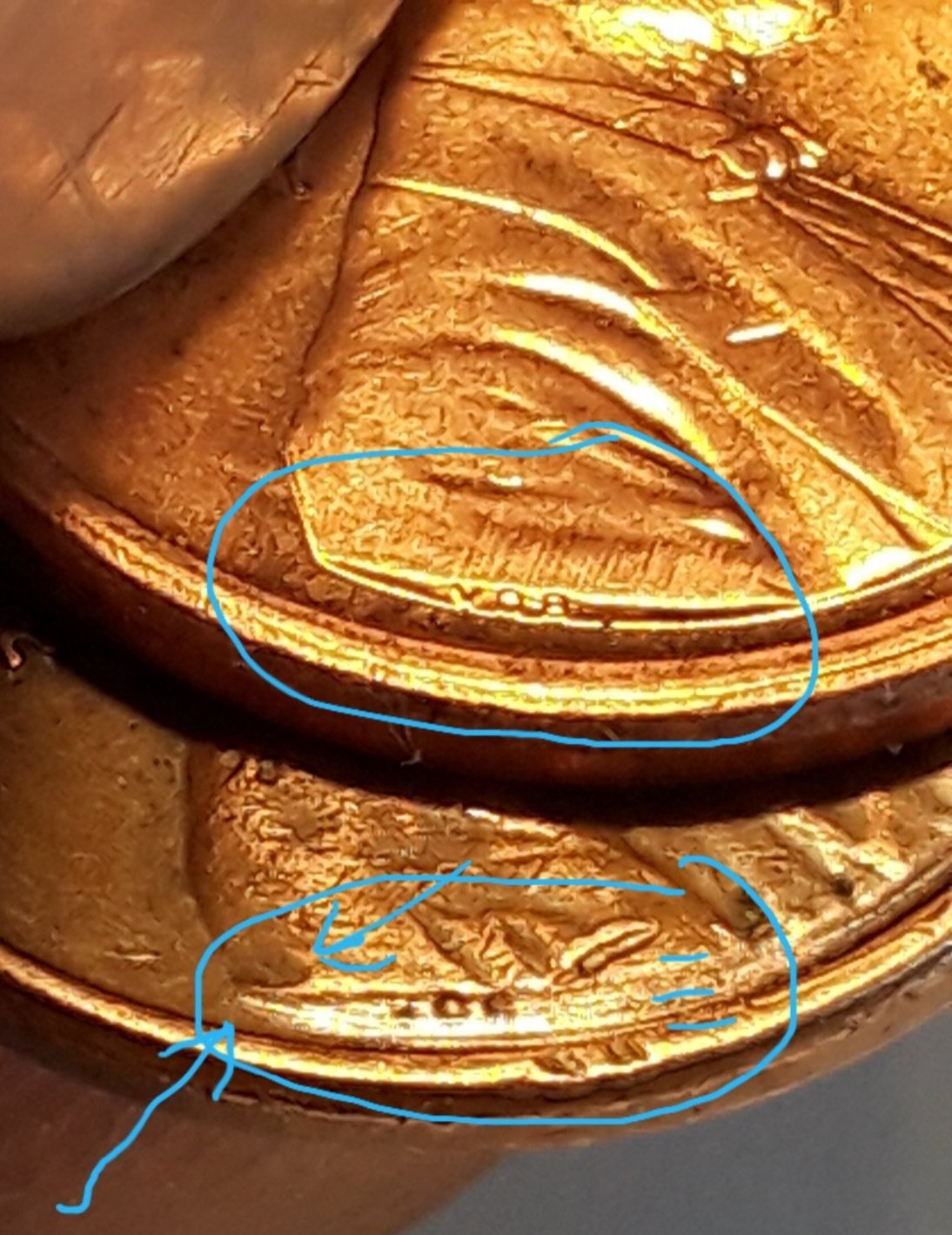 1982-D-3.1g-Lincoln-Penny-Large-Or-Small?-It-Looks-Like-Struck-Twice?