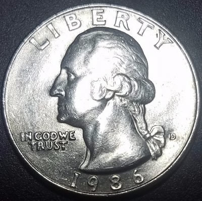 1986-D-Quarter.-Missing-The-Word-Quarter-On-Reverse-And-Some-Of-The-Leafs