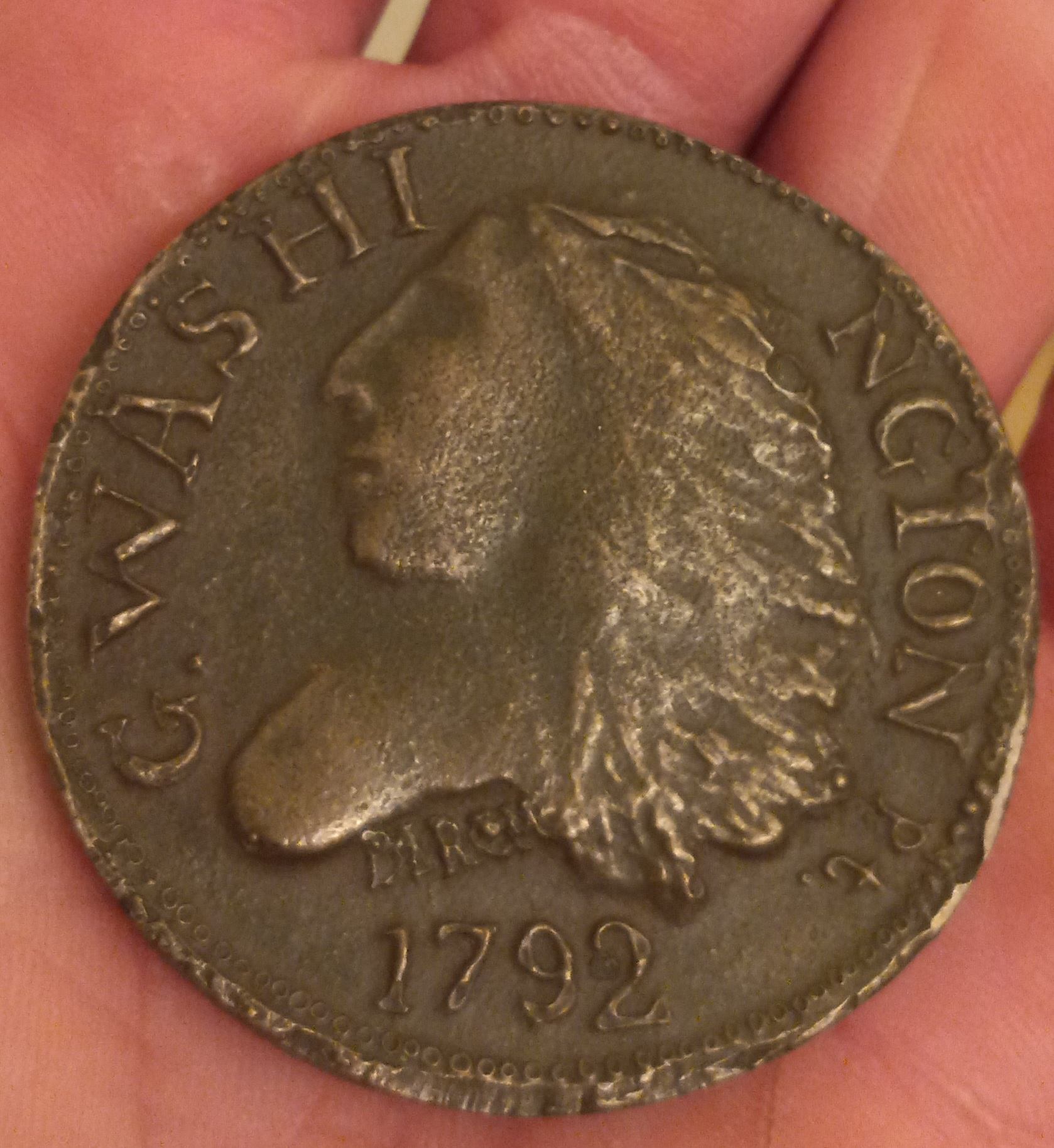 1792-Half-Disme---Help-Identifying-This-Weird-Thing,-Thinking-Maybe-Test-Piece-Of-Possible-Fake