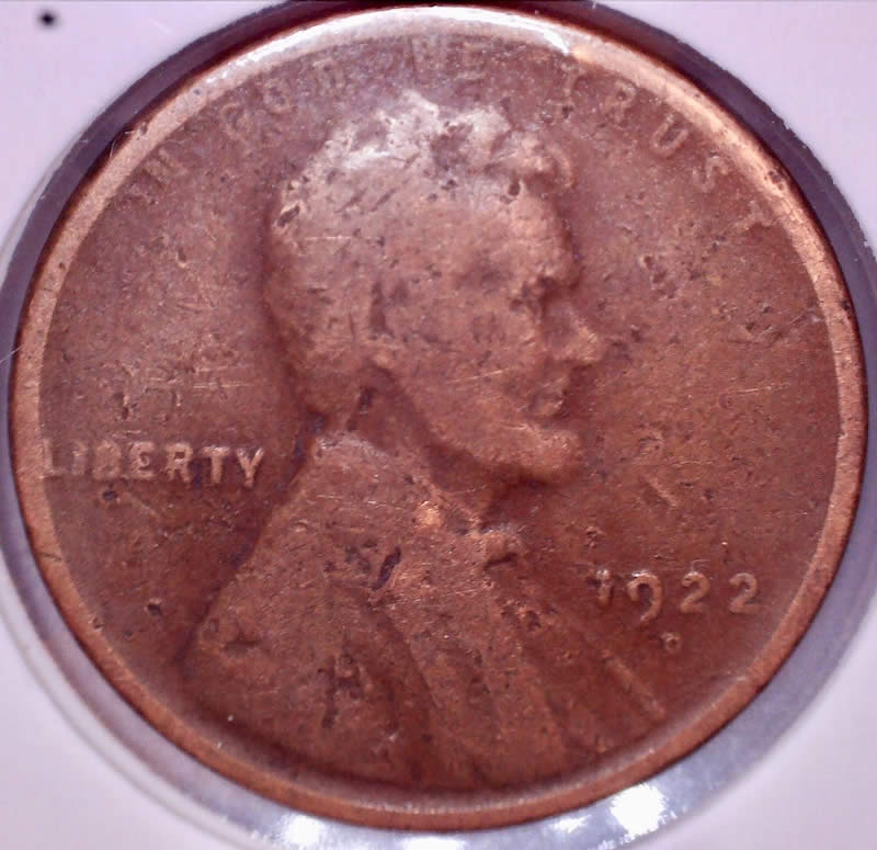 Found-1922-D-Lincoln-Cent-In-Pocket-Change