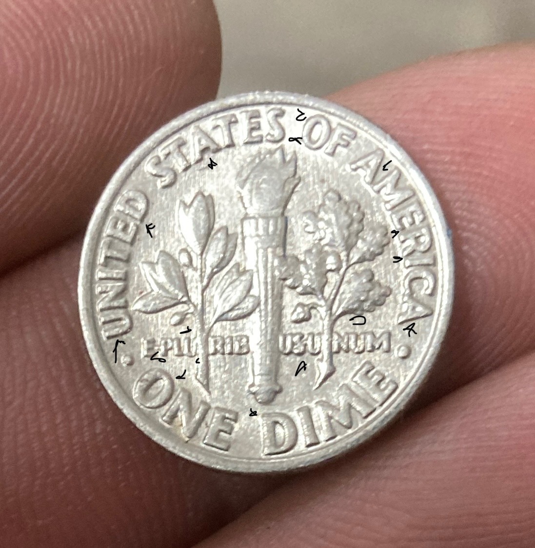 ID-Understand-More-What-Is-It-When-You-See-Shadowing-On-Coin-1982-Dime-Is-This-Call-MD