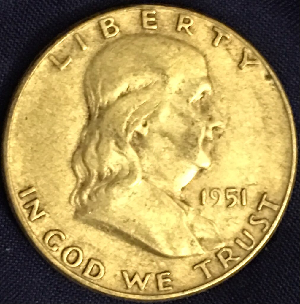 1951-Franklin-Half-Dollar
