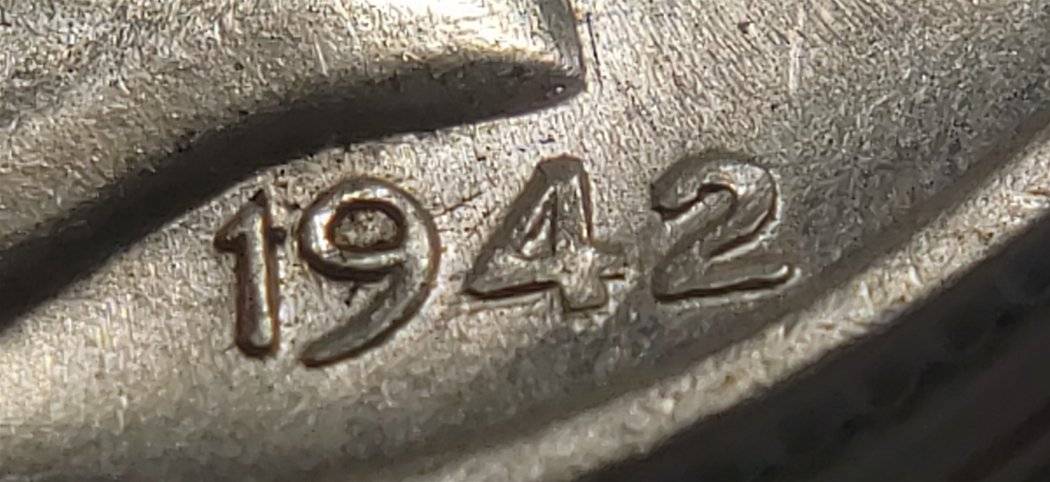 Possible-1942/1-Merc-Dime-W/-The-1-Mostly-Polished-Away