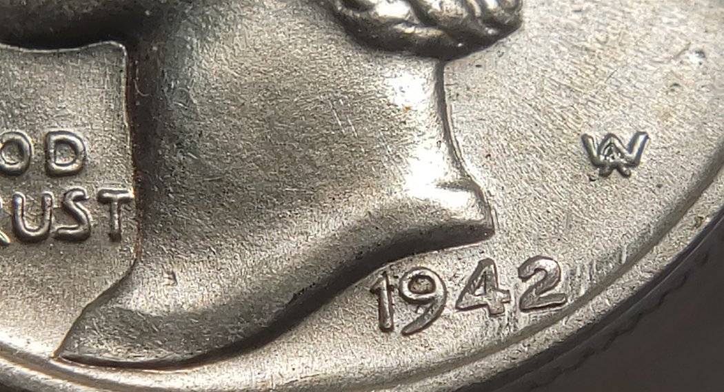 Possible-1942/1-Merc-Dime-W/-The-1-Mostly-Polished-Away