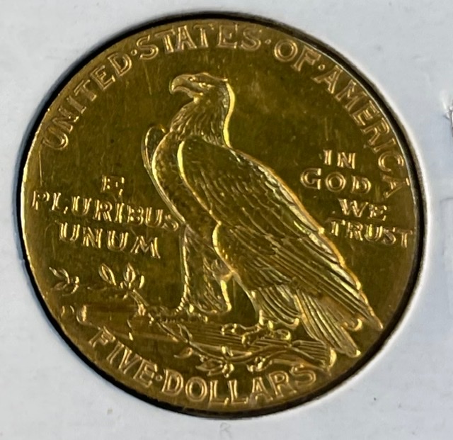 1914-D-Indian-$5-Grade/Auth
