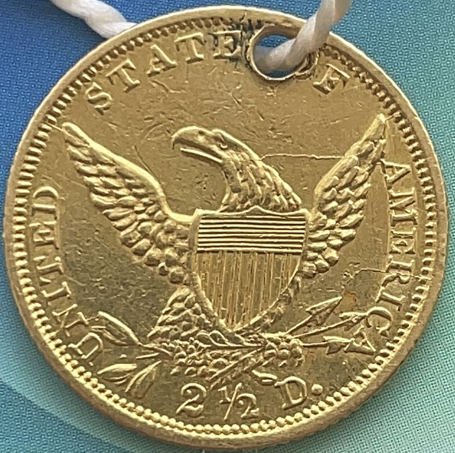 1839-O-Quarter-Eagle-With-Hole-Auth/Grade