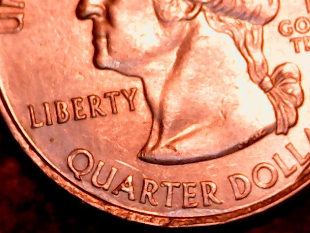 2000-P-Washington-Quarter-With-Unusual-Damage