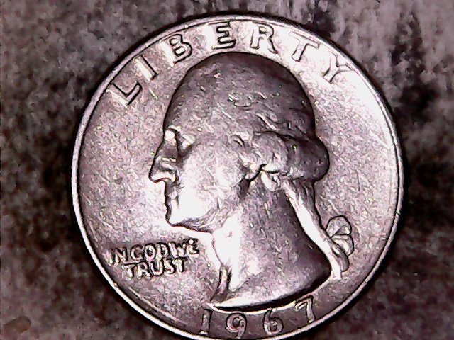 1967-Washington-Quarter---One-More-Punched-Through-Grease
