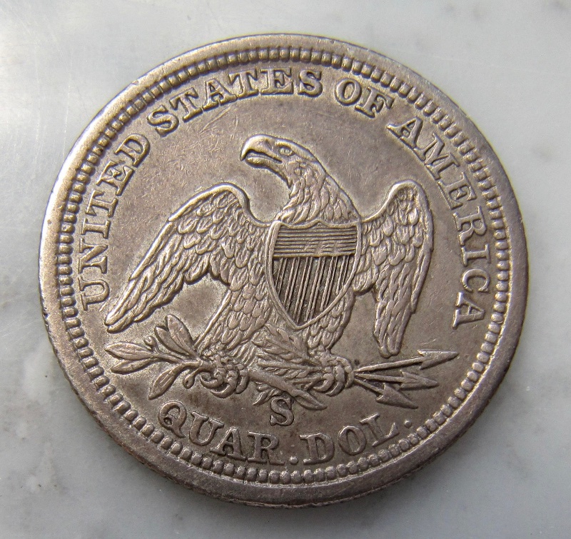 A-Small-Collection-Of-Seated-Liberty-Quarters
