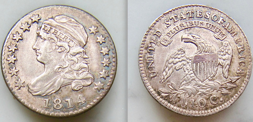 A-Few-Scarce-Capped-Bust-Dimes.