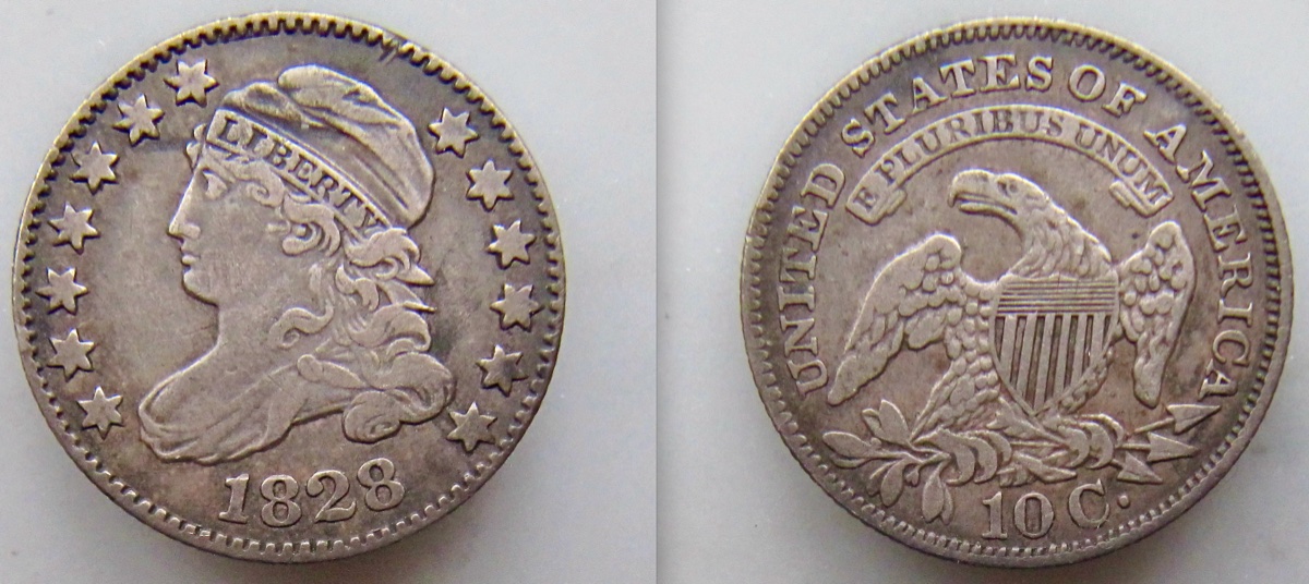 A-Few-Scarce-Capped-Bust-Dimes.
