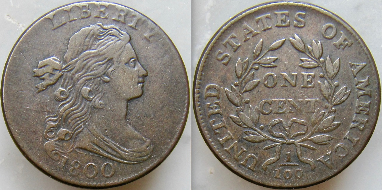 1800-Draped-Bust-Cent---Your-Grade-And-Price-Paid-Estimate